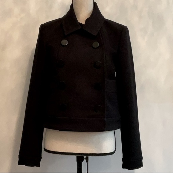 LOFT • Black Pea Coat - Picture 15 of 17